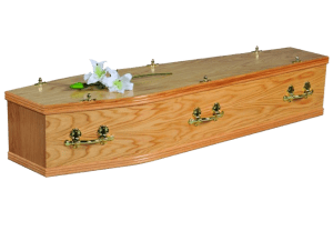Traditional Oak Coffin