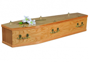 Traditional Oak Coffin